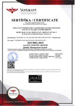 ISO 9001 sertifikası