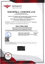 ISO 27001 sertifikası