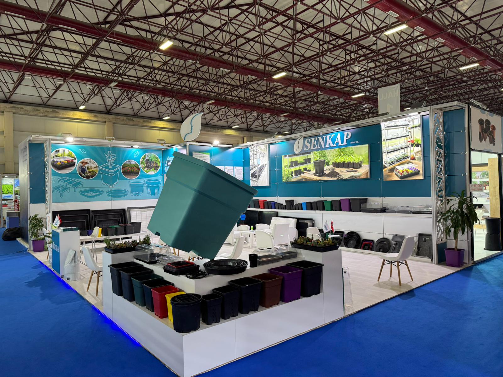 Growtech 2025 — Senkap Maxima fuar standı uygulama fotoğrafı