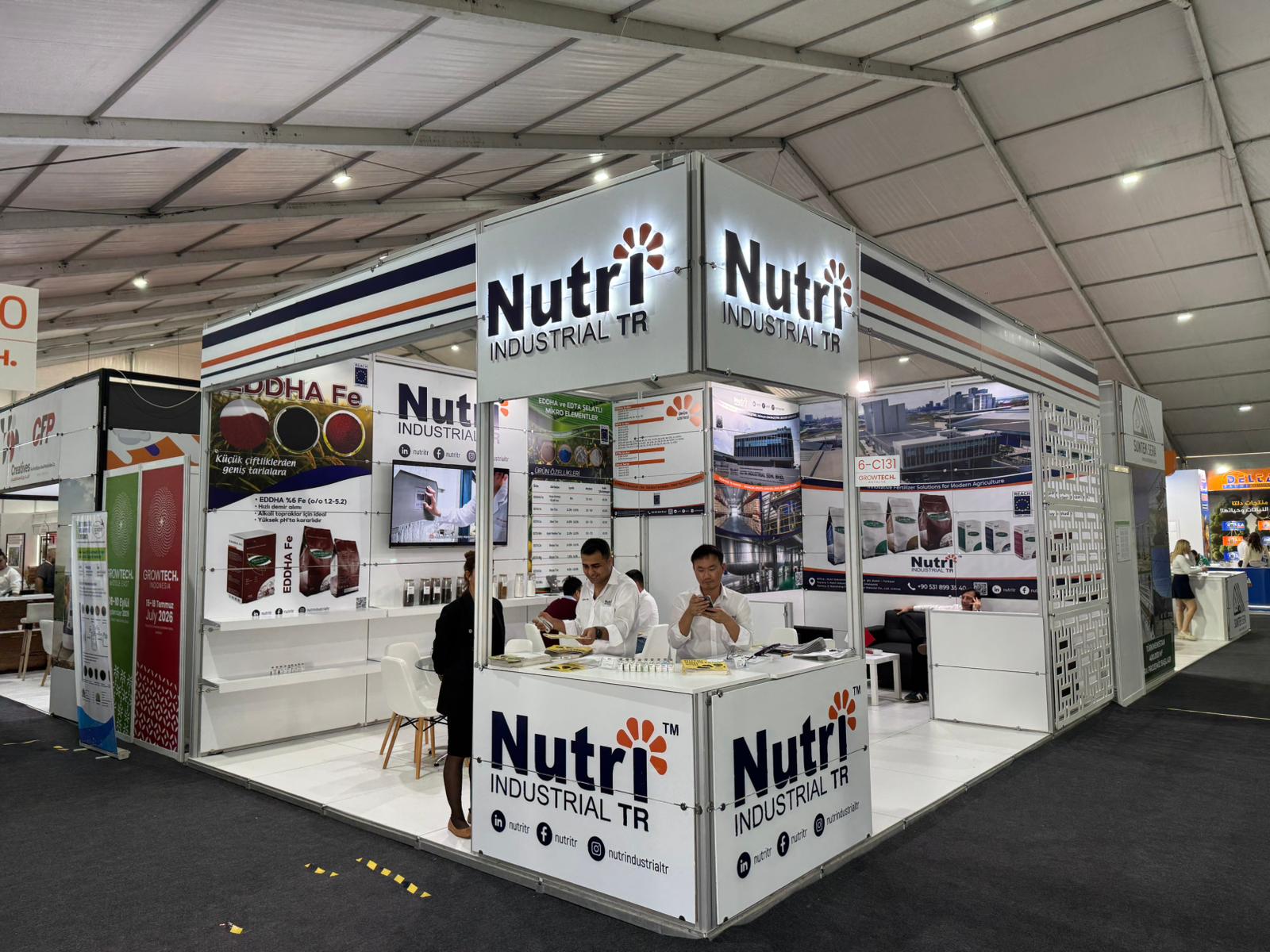 VERA tarafından uygulanan Nutri standı, Growtech 2025