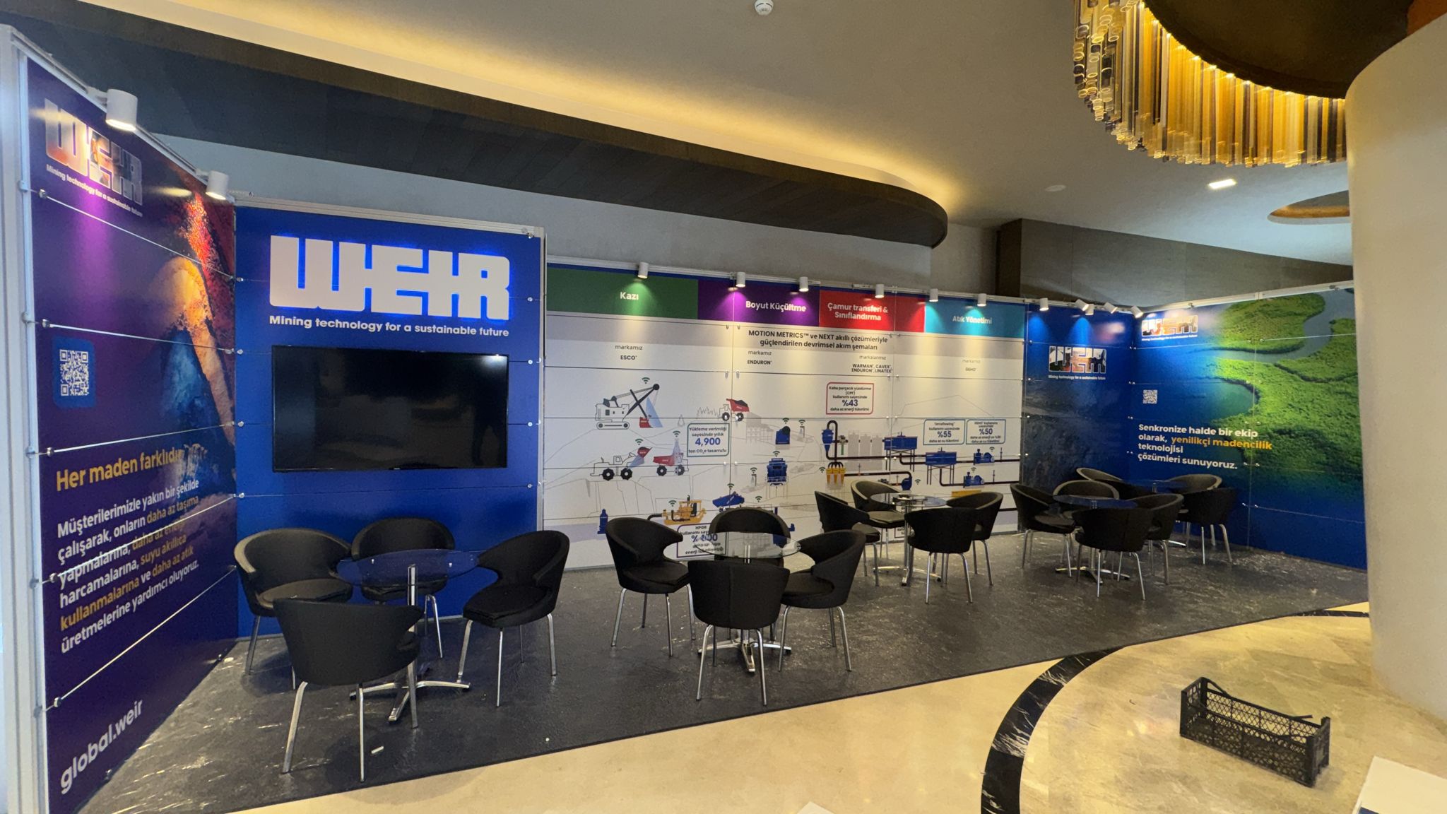 IMCET 2025 — WEIR Maxima kongre standı uygulaması