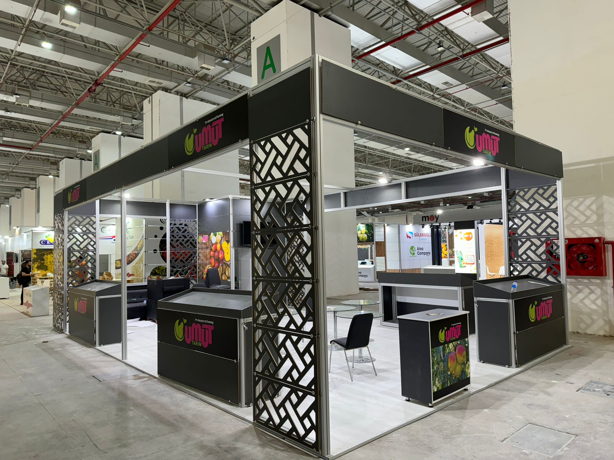 Interfresh 2024 — Umut Tarım Maxima fuar standı uygulama fotoğrafı